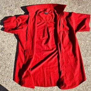 Gioberti Men's Red and Black Shirt